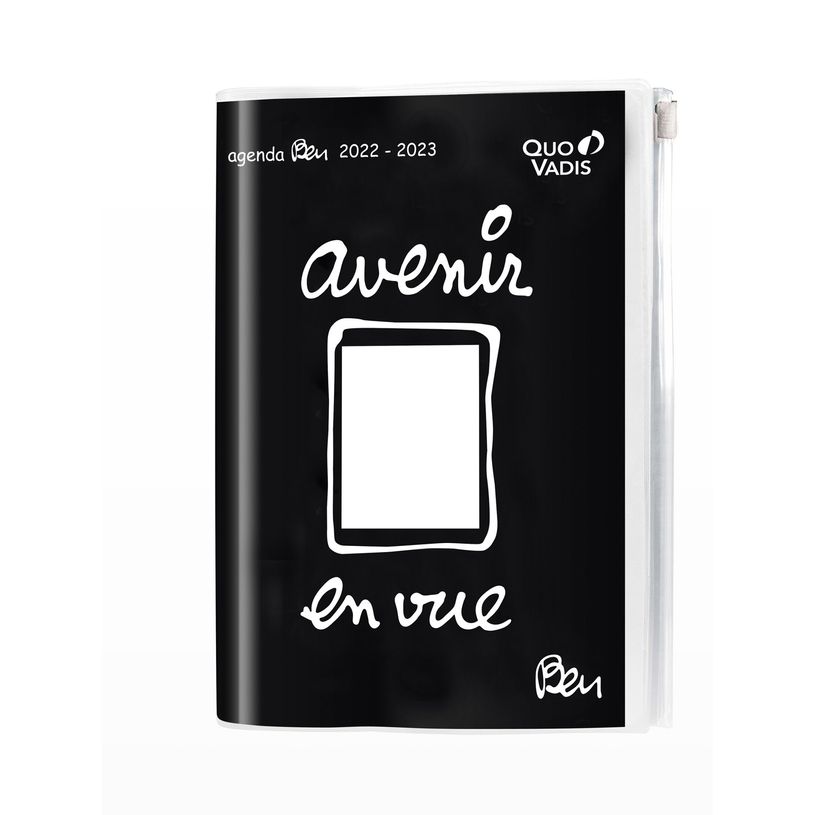 3371010362714-Agenda Ben avec poche zip - 1 jour par page - 12 x 17 cm - différents modèles disponibles-P_79405839_2-1