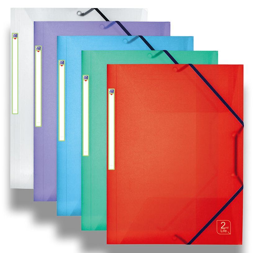 3045050196423-Oxford 2nd Life - Chemise polypro à rabats - A4 - disponible dans différentes couleurs-P_79406271_1-0