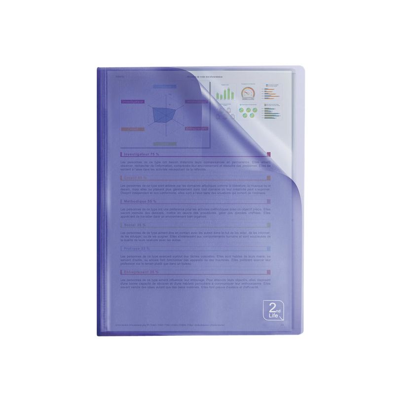 3045050198670-Oxford 2nd Life - Porte vues - 40 vues - A4 - disponible dans différentes couleurs-P_79406272_6-7