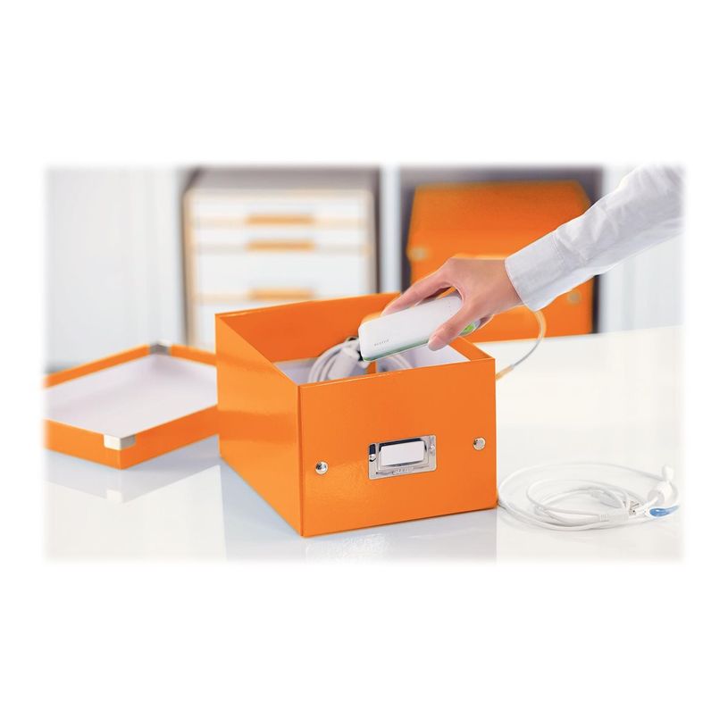 4002432398102-Leitz Click & Store - Boîte de rangement A5 - orange métallisé-P_79406375_1-2