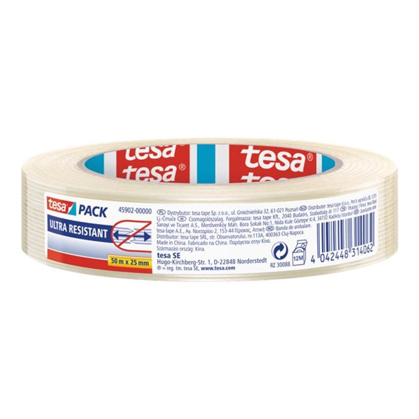 4042448314062-Tesapack - Ruban adhésif d'emballage armé "monofilament" - 25 mm x 50 m-P_79406390_1-0