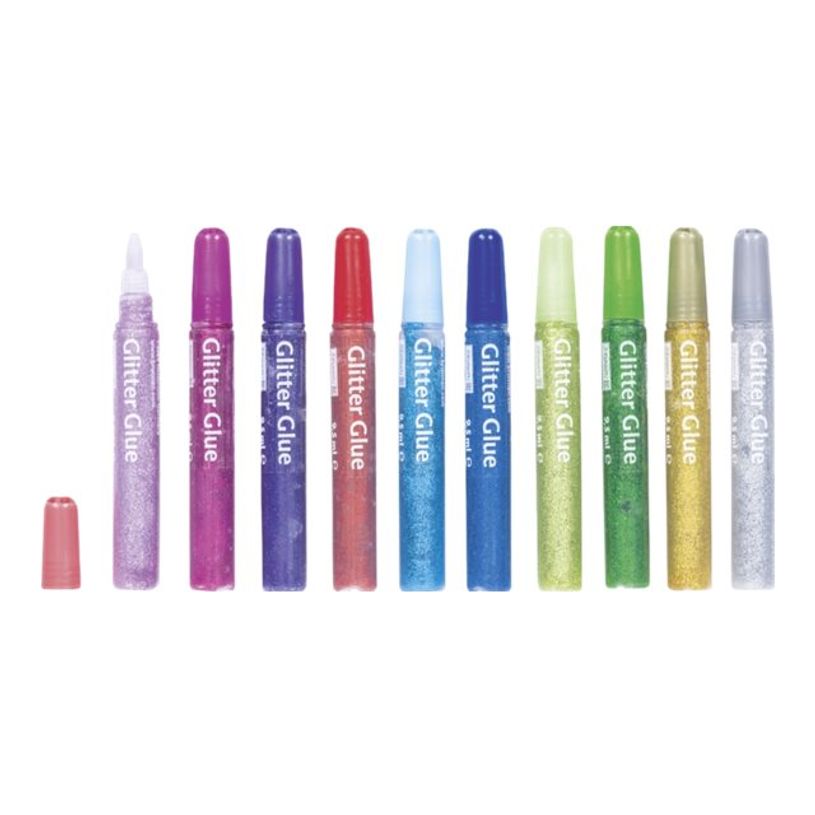 4003273250475-Glitter Glue - Colle pailletée - Boîte 10 couleurs - 9,5 ml-P_79406400_2-1