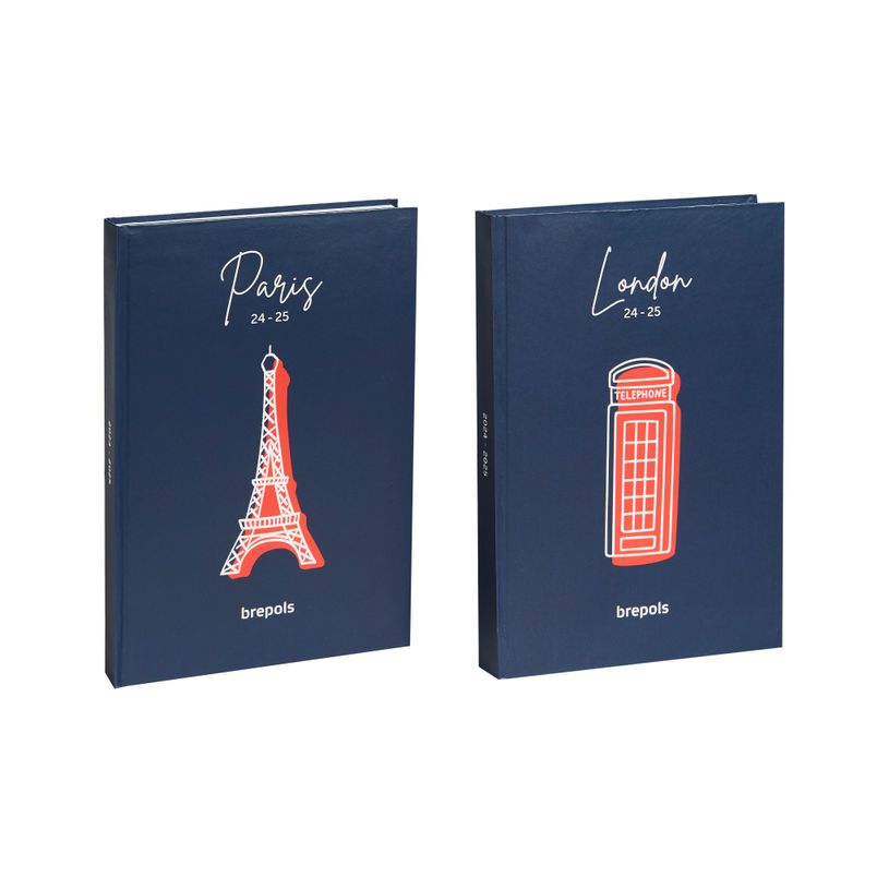 5412303374781-Agenda Cities - 1 jour par page - 12 x 17,5 cm - 2 modèles disponibles - Brepols-P_79406535_1-0