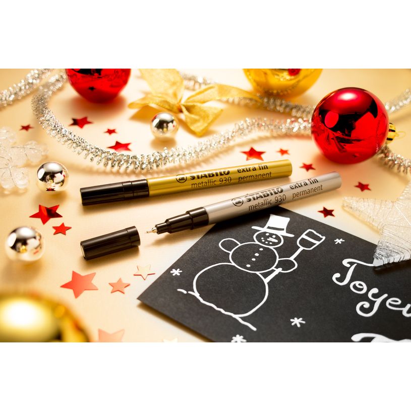 4006381348508-STABILO Metallic 950 - Marqueur permanent - pointe moyenne - argent-P_79406549_2-1