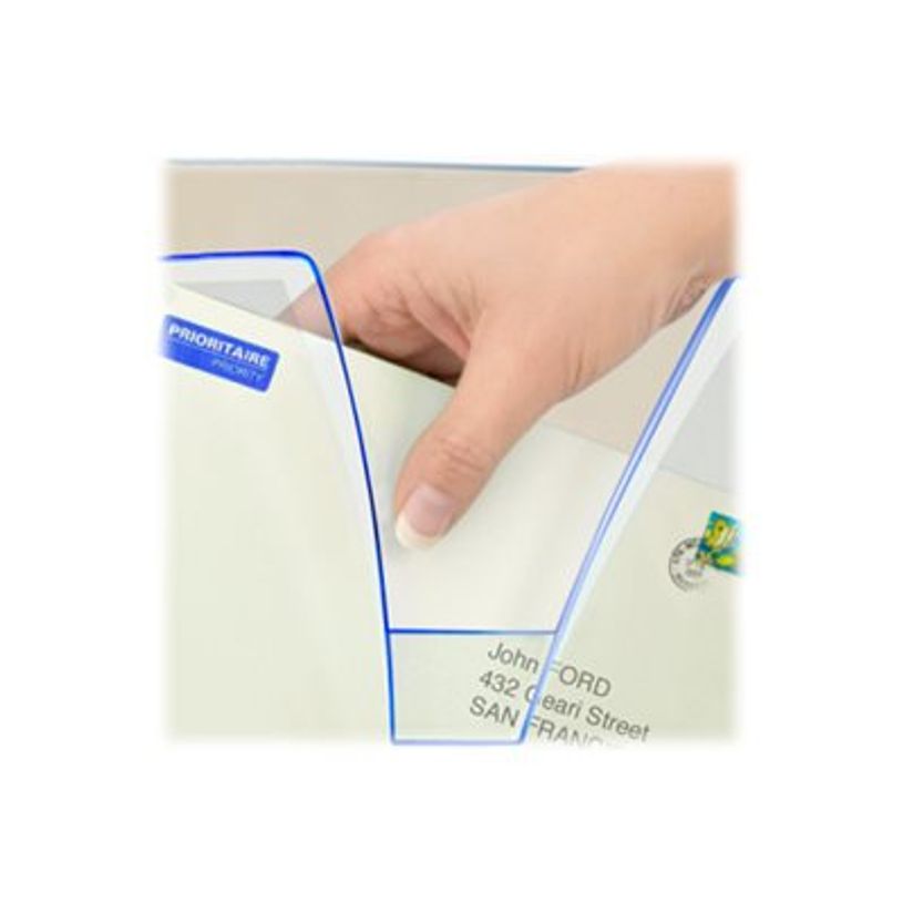 3462151707400-CEP Ice Blue - Corbeille murale 3 compartiments - bleu translucide-P_79406569_2-1