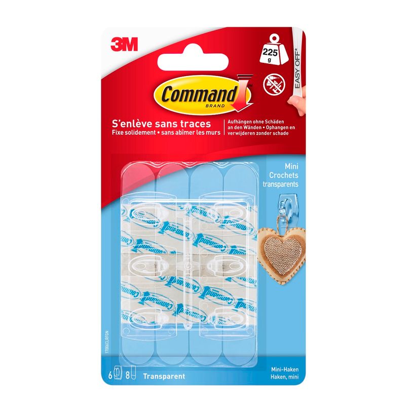 4046711601255-Command -  Pack de 6 crochets et 8 languettes transparents-P_79406622_2-0