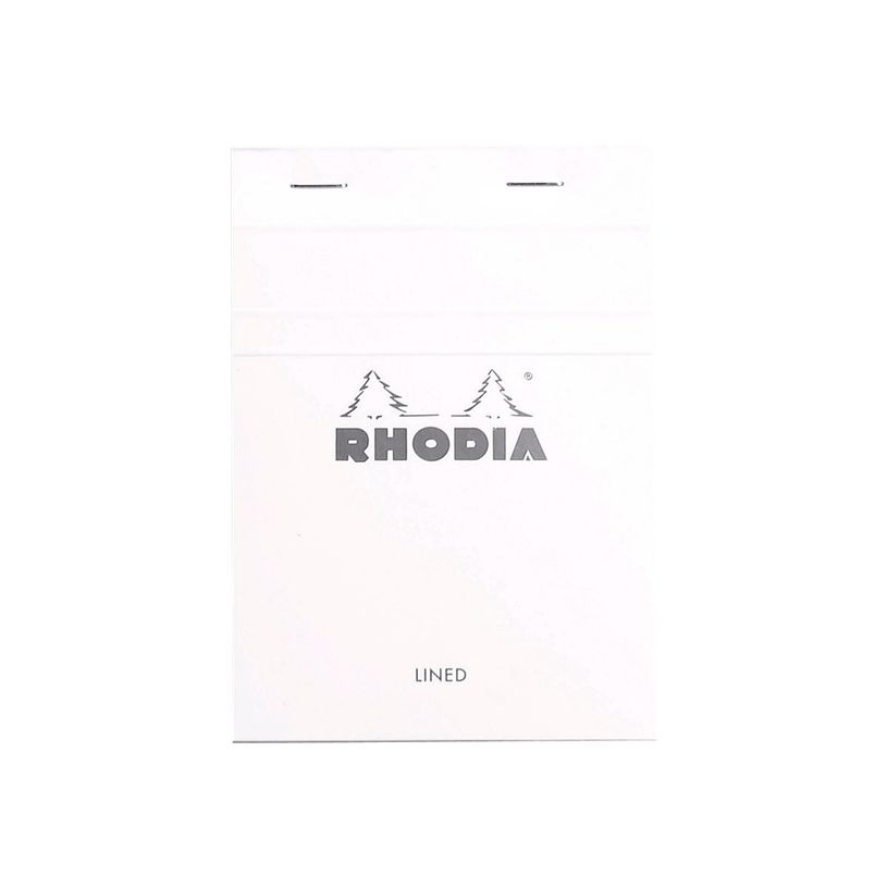 3037920132013-Rhodia Basics - Bloc notes N°13 - 10 x 15 cm - 160 pages - petits carreaux - 80g - blanc-P_79406643_2-0