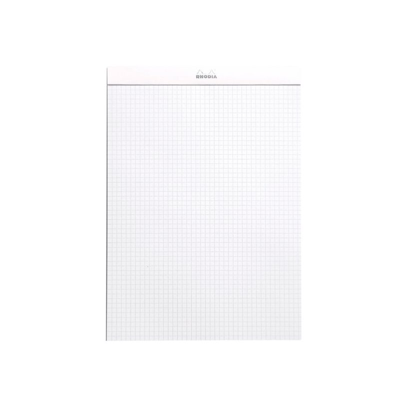 3037920182018-Rhodia - Bloc notes N°18 - A4 - 160 pages - petits carreaux - 80g - blanc-P_79406645_2-1