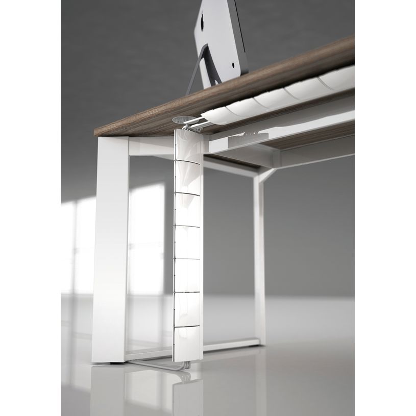 3483600607034-Chemin de câbles SUNDAY - horizontal 65 cm - Blanc--2