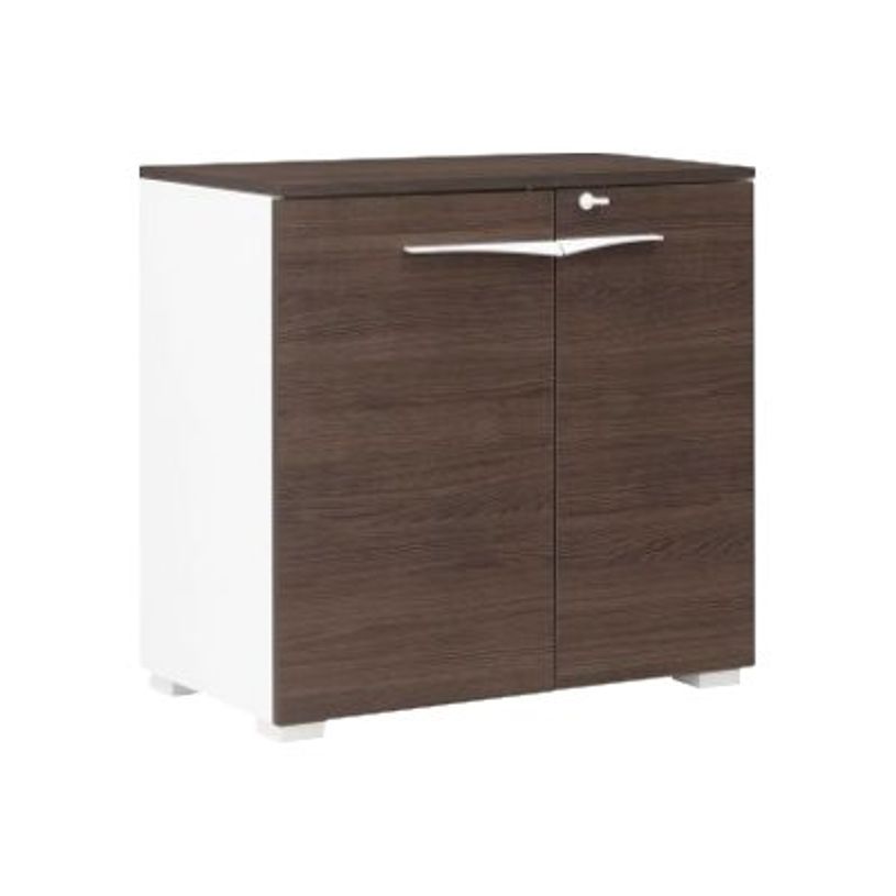 3483600647368-Rangement bas XENON - L80 x H78 x P45 - 2 portes - Chêne royal-P_79406888_1-0