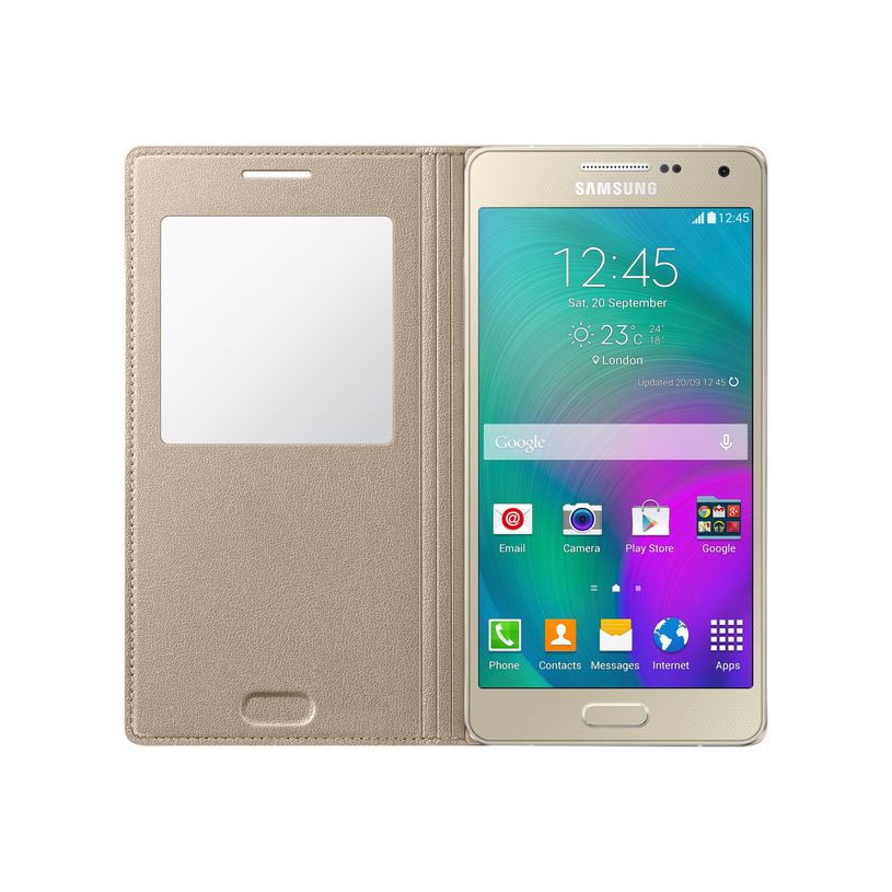 8806086641845-Samsung S View Cover EF-CA500B - Protection à rabat pour Galaxy A5 - or-P_79406959_3-2