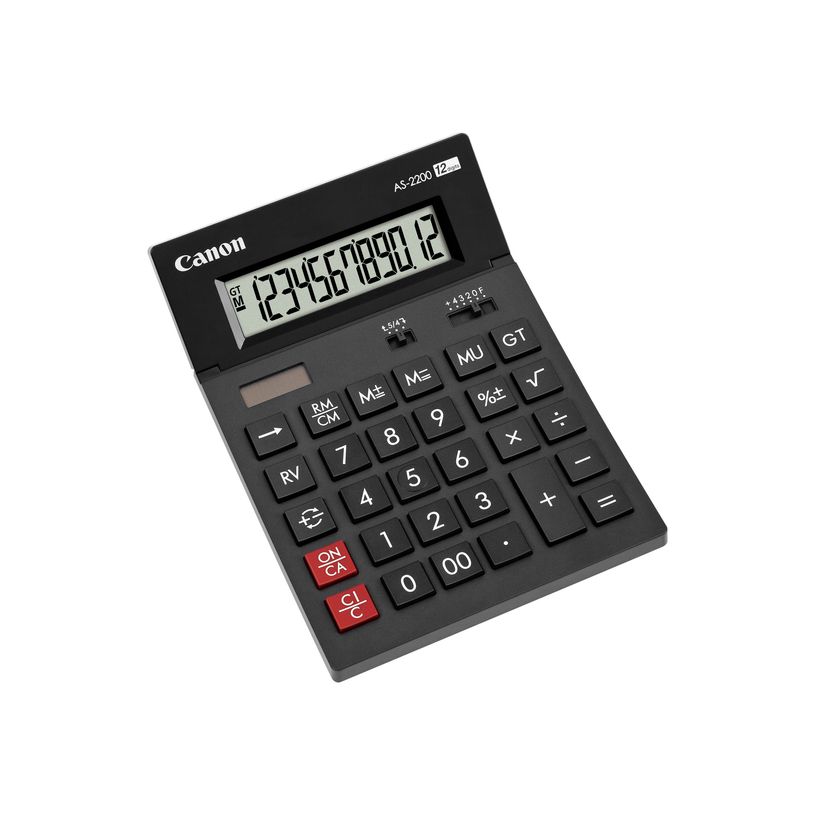 4960999673646-Calculatrice Canon AS-2200 - 12 chiffres - alimentation batterie et solaire-P_79407257_9-3