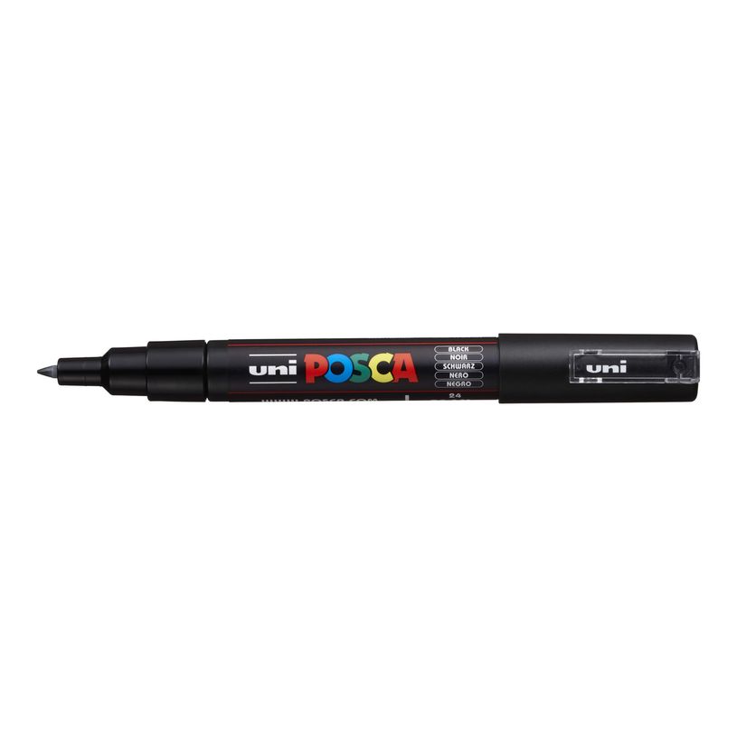 3296280033310-Uni POSCA PC- 1MC - 8 Marqueurs - non permanent - couleurs assorties - 0.7- 1 mm-P_79407583_1-0