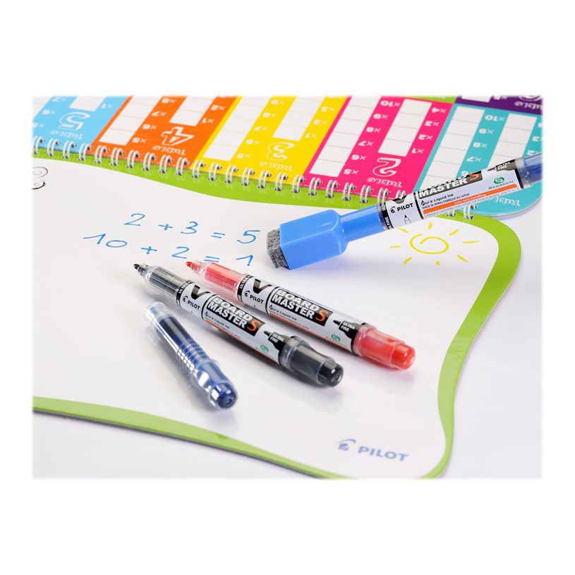 4902505487378-Pilot V BOARD MASTER S - Marqueur effaçable - pointe ultra fine - rouge-P_79407602_1-1