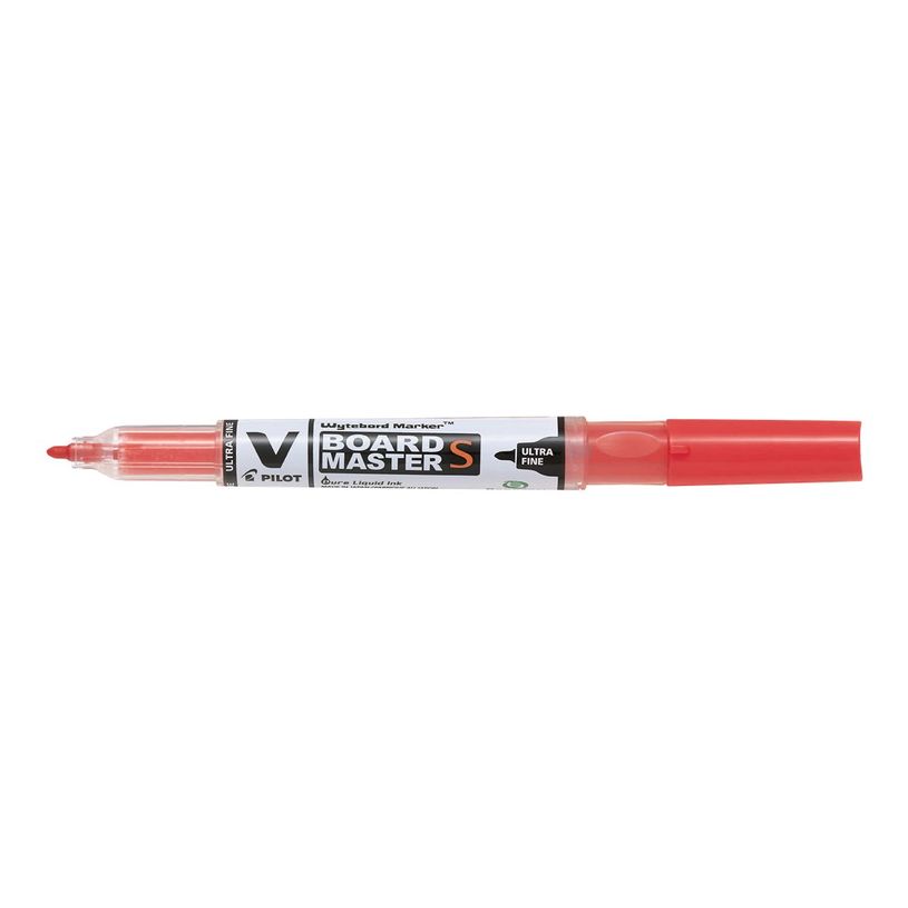 4902505487378-Pilot V BOARD MASTER S - Marqueur effaçable - pointe ultra fine - rouge-P_79407602_4-5