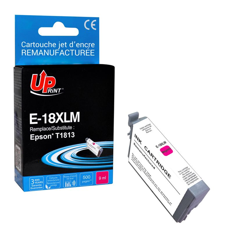 3584770896331-Cartouche remanufacturée Epson 18XL Pâquerette - magenta - Uprint--2