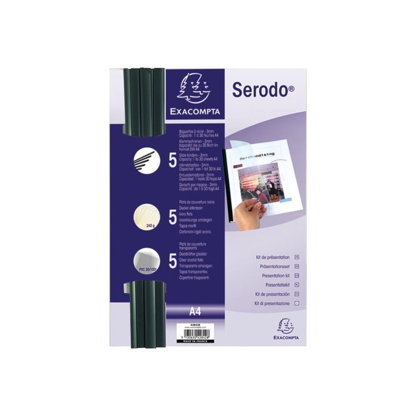 3130630428428-Exacompta - kit reliure (5 baguettes à relier 3 mm noir, plat de couverture: 5 ivoire et 5-P_79407780_1-0