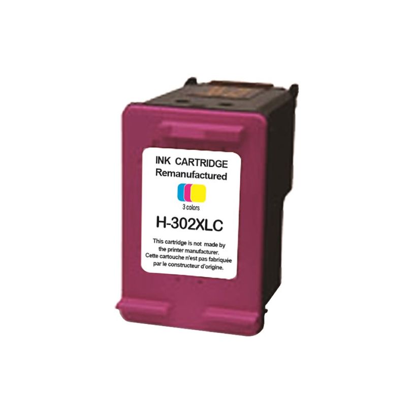 3584770903718-Cartouche remanufacturée HP 302XL - cyan, magenta, jaune - Uprint-P_79407786_4-3