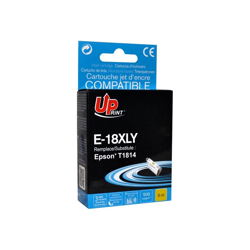 3584770896348-Cartouche remanufacturée Epson 18XL Pâquerette - jaune - Uprint-P_79407792_1-0
