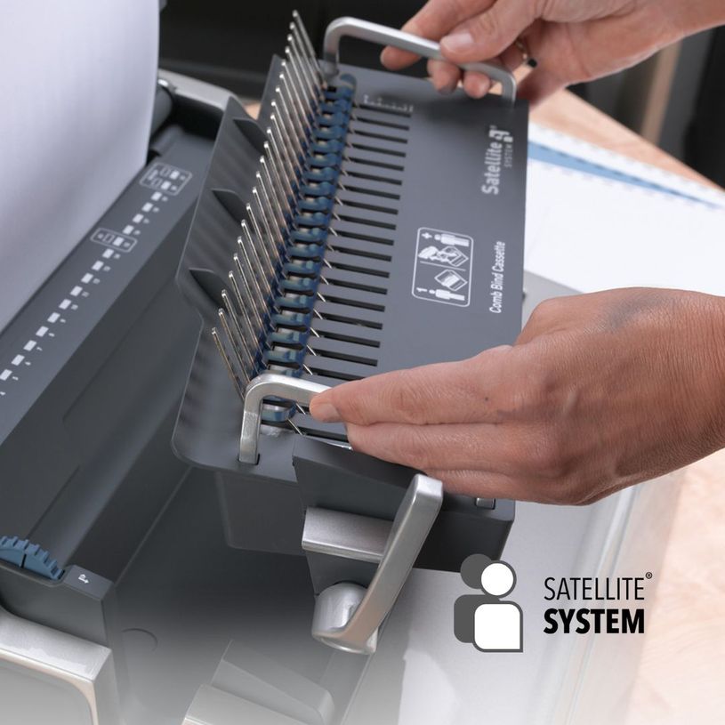 043859522262-Fellowes Galaxy-E 500 - machine à relier / relieuse perforeuse éléctrique - perfore 25 feuilles - rel--3