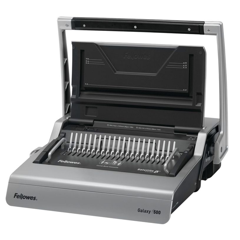 0043859522255-Fellowes Galaxy 500 - machine à relier / relieuse perforeuse manuelle - perfore 28 feuille-P_79407858_1-0