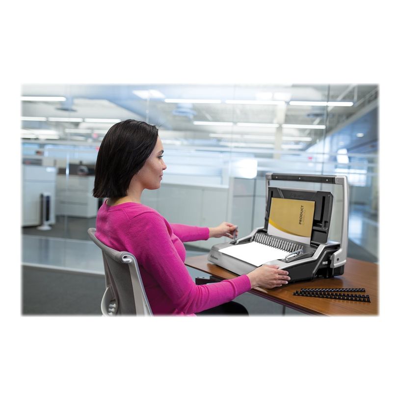 0043859522255-Fellowes Galaxy 500 - Máquina encuadernadora - peine - diámetro máximo: 50 mm - perforación: 25 h-P_79407858_14-9