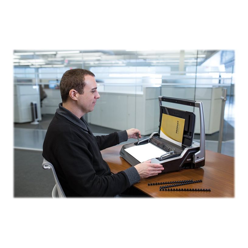 0043859522255-Fellowes Galaxy 500 - Máquina encuadernadora - peine - diámetro máximo: 50 mm - perforación: 25 h-P_79407858_15-8