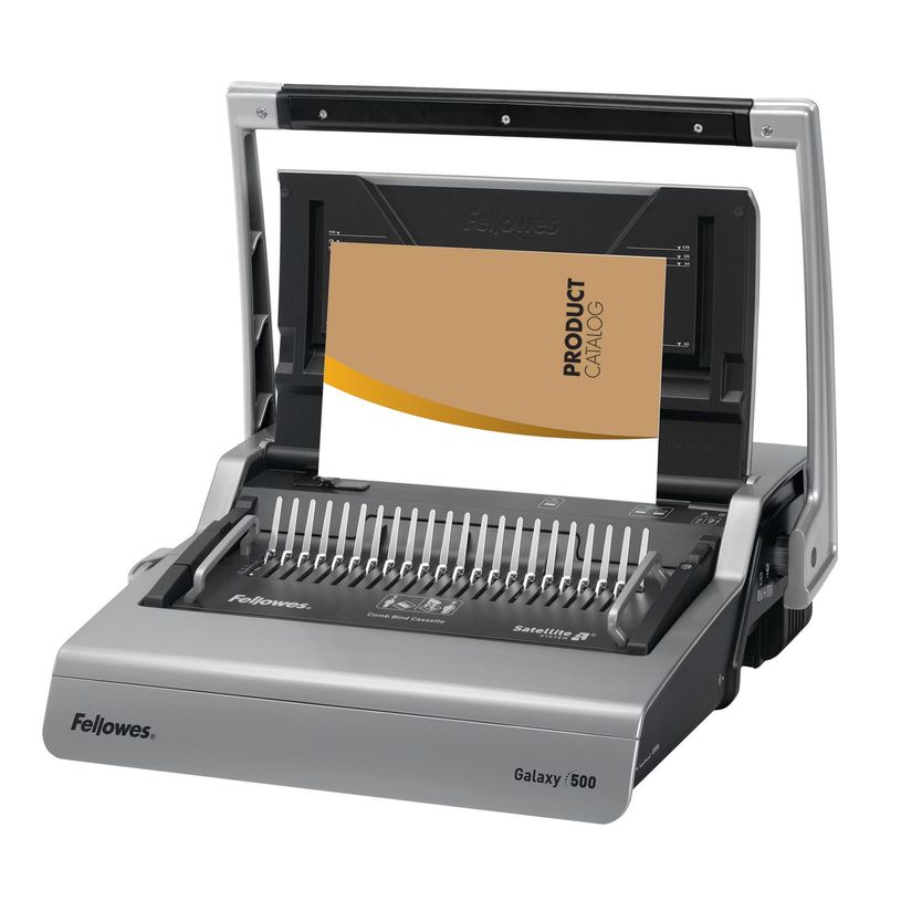 0043859522255-Fellowes Galaxy 500 - machine à relier / relieuse perforeuse manuelle - perfore 28 feuille-P_79407858_4-3