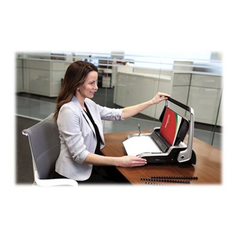 043859651252-Fellowes Quasar+ 500 - Máquina encuadernadora - peine - diámetro máximo: 50 mm - perforación: 22 hoj-P_79407860_2-7