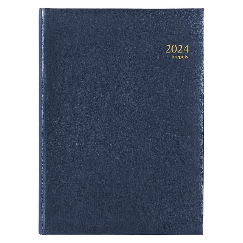 5412303004961-Agenda Lima Omega - 1 semaine sur 2 pages - 21 x 29 cm - bleu - Brepols-P_79407874_1-0