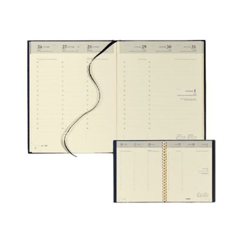 5412303005203-Agenda Lima Timing - 1 semaine sur 2 pages - 17 x 22 cm - bordeaux - Brepols-P_79407875_2-2