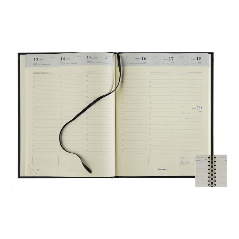 5412303005227-Agenda Lima Timing - 1 semaine sur 2 pages - 17 x 22 cm - bleu - Brepols-P_79407876_3-2