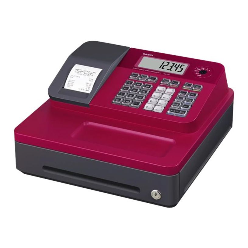 4971850509776-Casio SE- G1 - Caisse enregistreuse - 999 PLU - tiroir 6 pièces - rouge-P_79407939_1-0