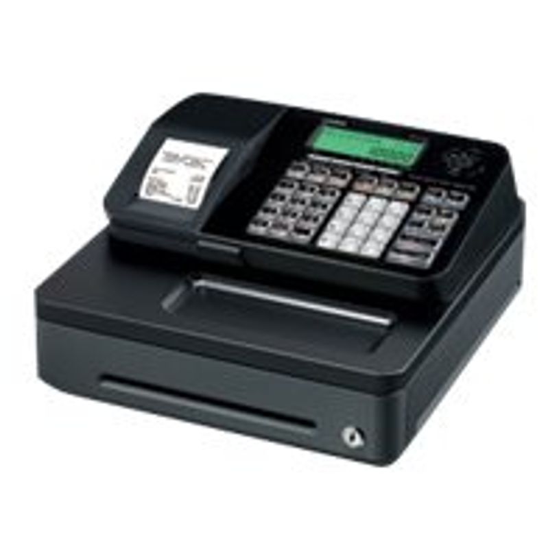 4971850510437-Casio SE-S100 - Caisse enregistreuse - 2000 PLU - Tiroir : 5 pièces et 3 billets - noir - -P_79407942_1-0
