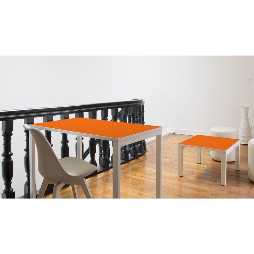 3660141251869-Bureau compact EASYDESK - L114 x P60 cm - Orange-P_79407984_3-2