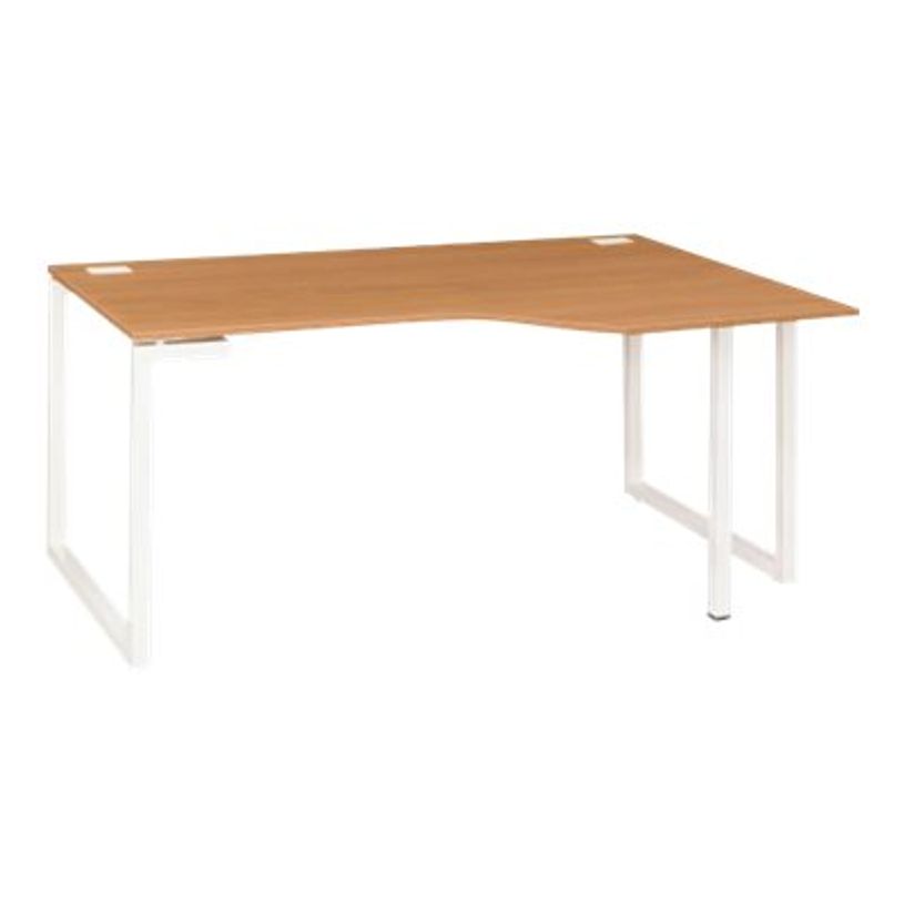3483600495259-Bureau compact droit - SUNDAY - noyer - pieds cadre-P_79408115_1-0