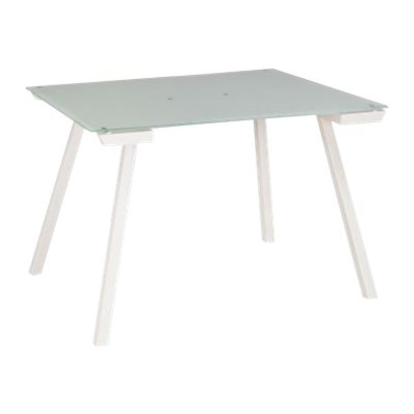 3483600495341-Table d'appoint SUNDAY - L 120 cm - Pieds trapèze - Verre-P_79408121_1-0