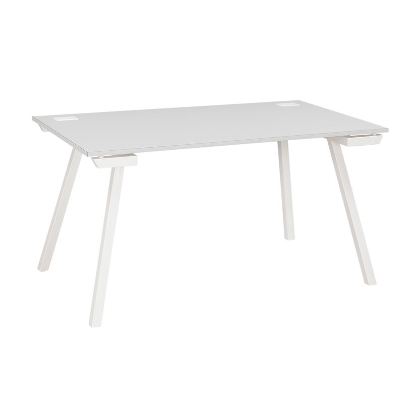 3483600495563-Bureau SUNDAY - 160 cm - Pieds trapèze - Gris-P_79408137_1-0