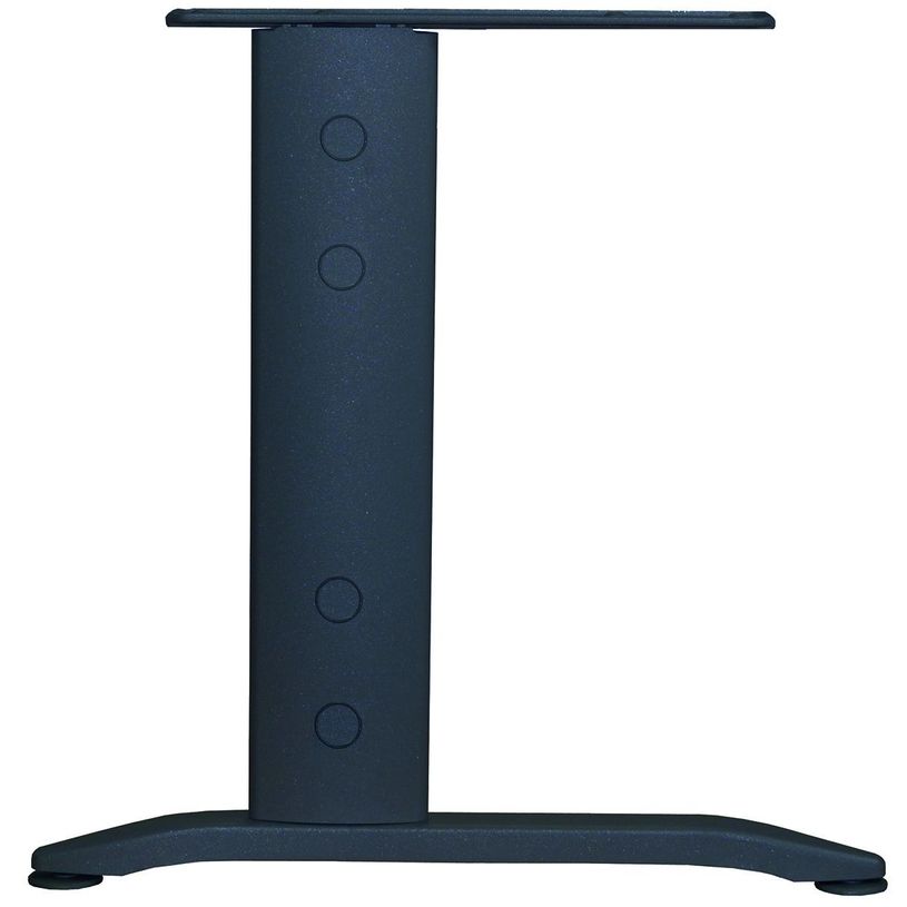 0400794086431-Bureau symétrique 120° IDRA - L180 cm - Pieds anthracite - plateau imitation Merisier-P_79408643_2-1