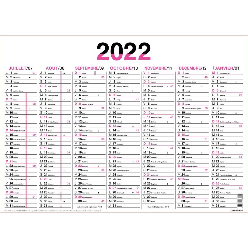 3108722705009-Oberthur Fluo - Calendrier 7 mois par face - 21 x 27 cm - disponible dans différentes coul-P_79408778_7-6