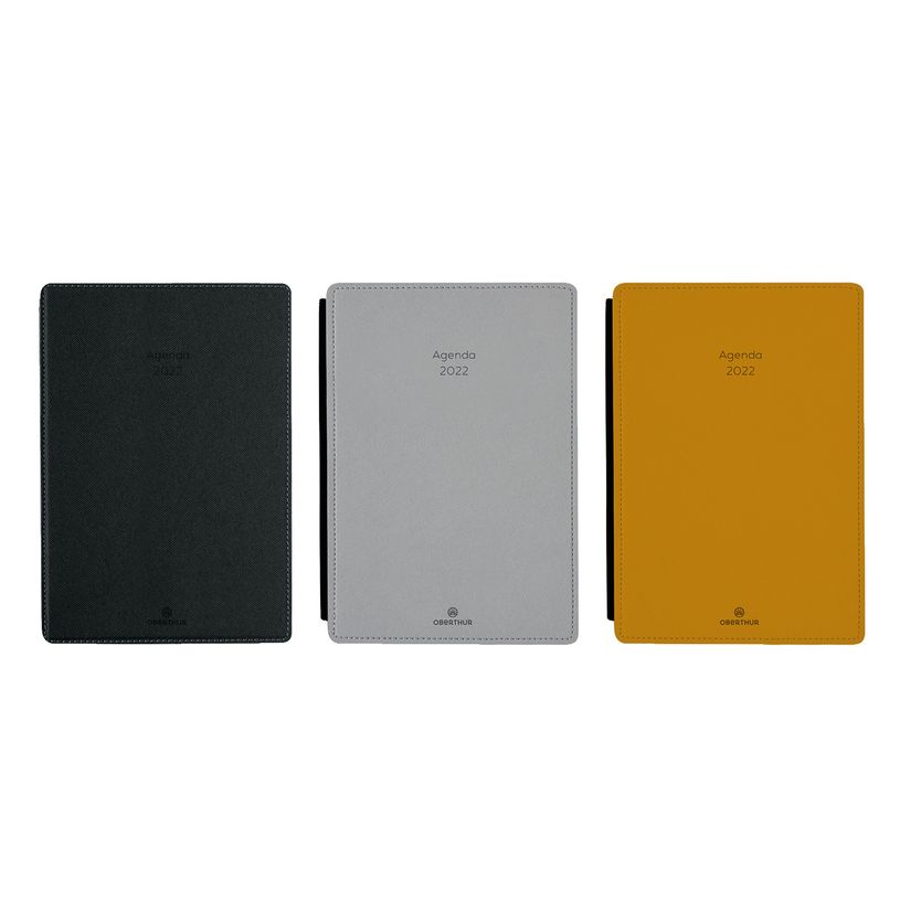 3664447103709-Agenda Stan - 1 semaine sur 2 pages - 13,4 x 21 cm - disponible dans différentes couleurs -P_79408799_2-0