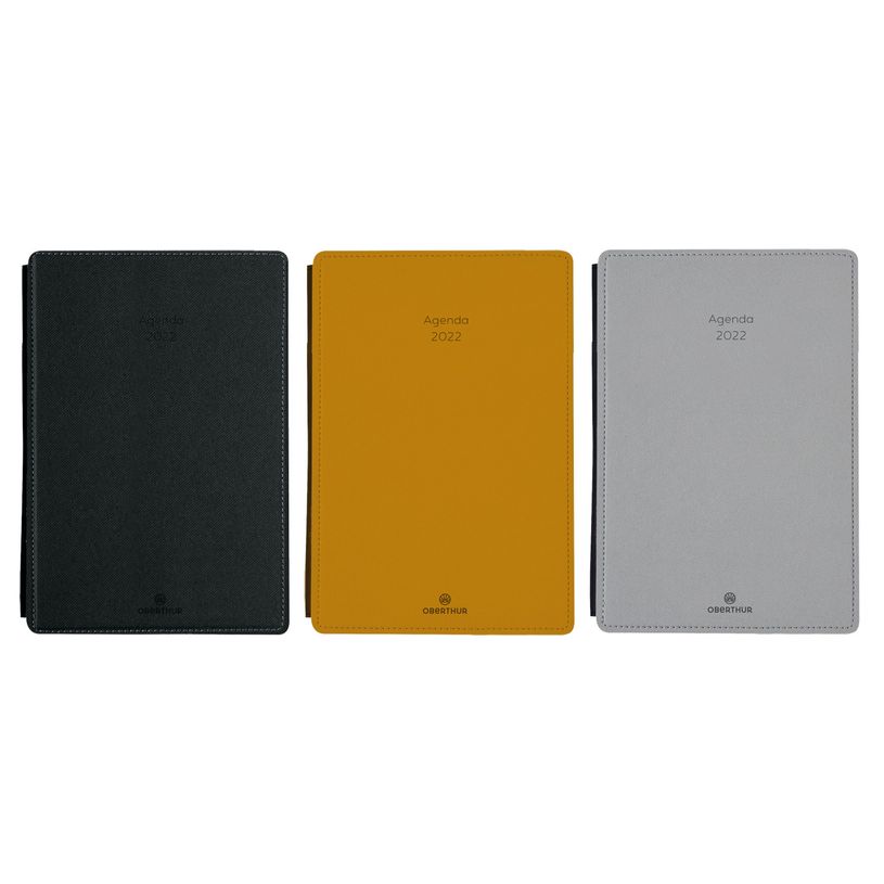 3108728253207-Agenda Stan - 1 semaine sur 2 pages - 19 x 24,5 cm - disponible dans différentes couleurs -P_79408802_2-0