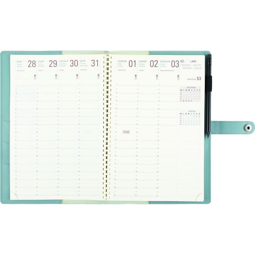 3108728271102-Agenda à spirale Lady Kent - 1 semaine sur 2 pages - 22 x 28 cm - disponible dans différe-P_79408806_8-6