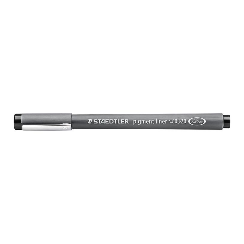4007817013014-STAEDTLER pigment liner - Feutre fin - 2 mm - noir-P_79408898_1-0