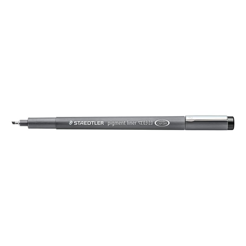 4007817013014-STAEDTLER pigment liner - Feutre fin - 2 mm - noir-P_79408898_3-2