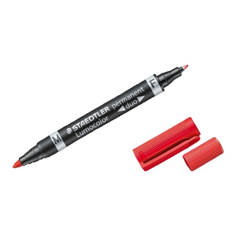 4007817348079-STAEDTLER Lumocolor duo - Pack de 4 marqueurs permanents - double pointe fine et moyenne - -P_79408912_6-2