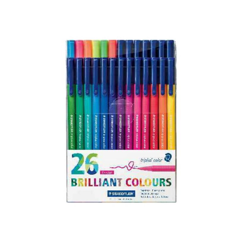 4007817017128-STAEDTLER triplus - 26 Feutres - couleurs assorties-P_79408929_1-0