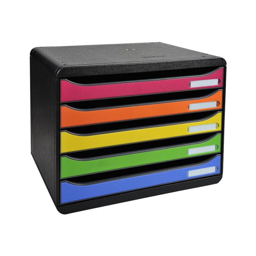 9002493423534-Exacompta BigBox Plus - Module de classement à l'italienne 5 tiroirs - arlequin-P_79408933_1-0