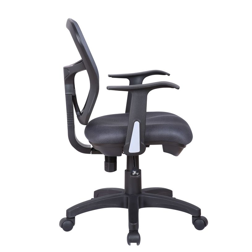 3760185027557-Fauteuil de bureau PHOENIX - accoudoirs fixes - Gris-P_79408940_3-2