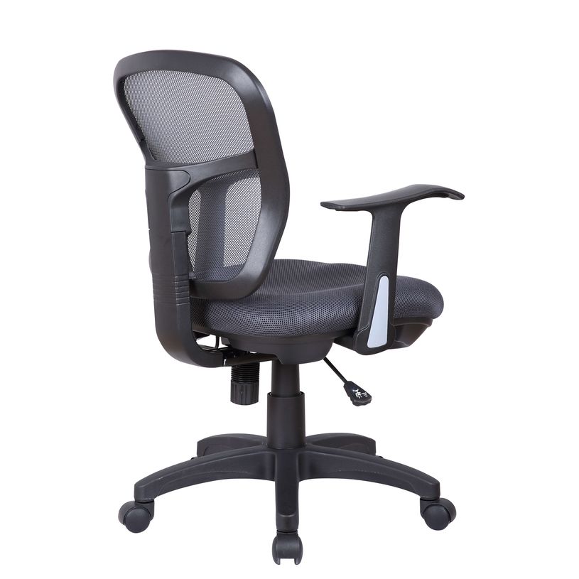 3760185027557-Fauteuil de bureau PHOENIX - accoudoirs fixes - Gris-P_79408940_4-3